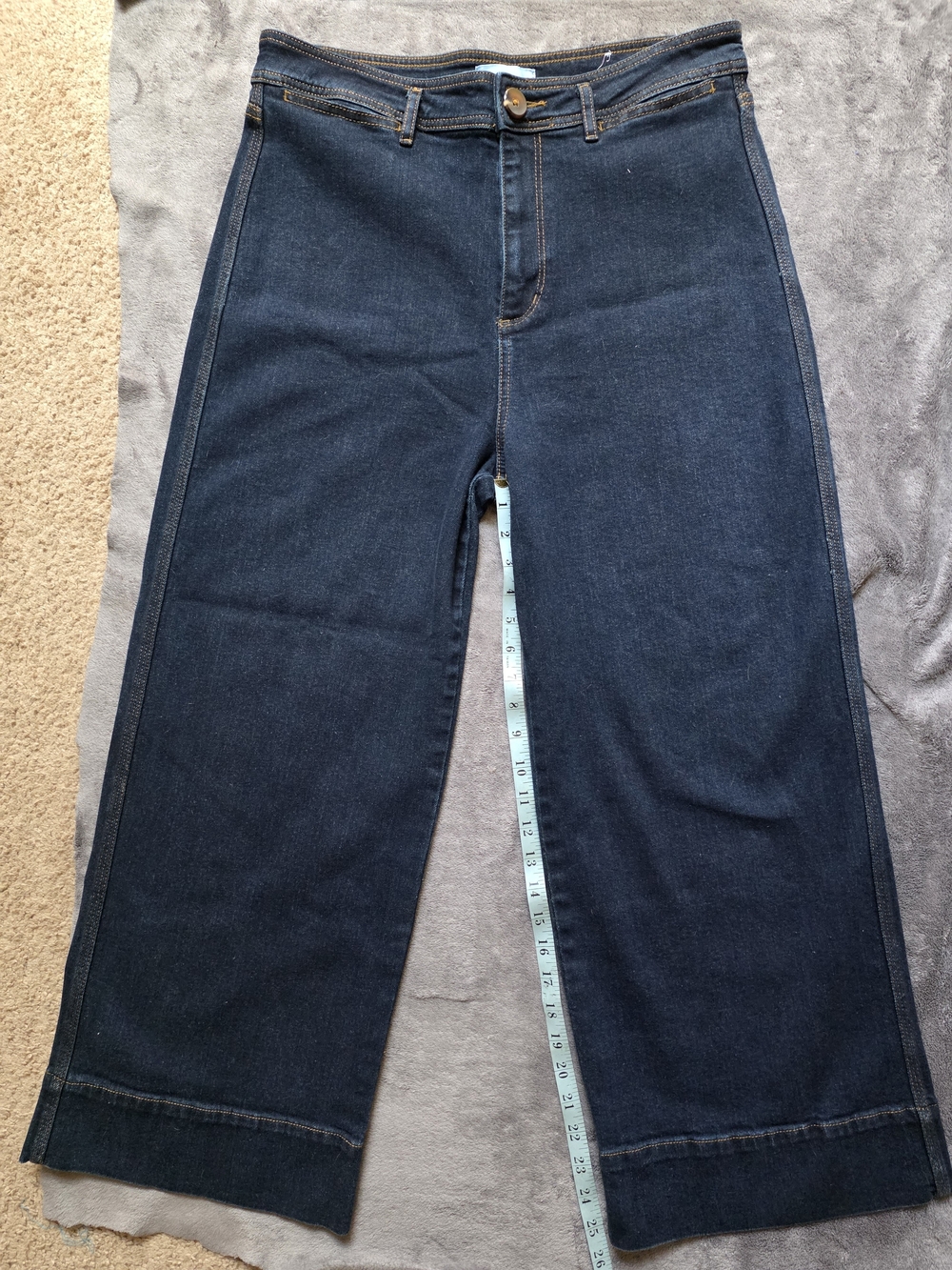 LOFT Wide-Leg High-Waist Jeans